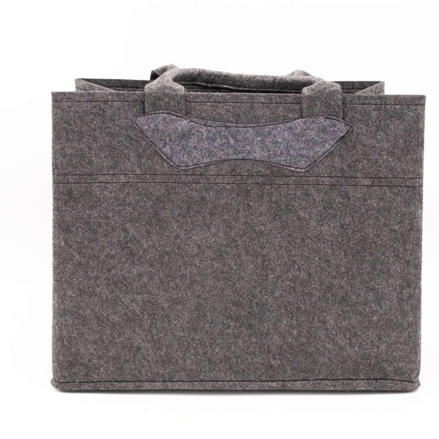 Filztasche dunkelgrau uni