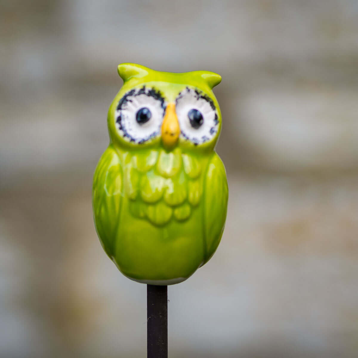 Keramik Eule Mini ca. 7,5 cm von Tangoo / Gartenstecker / Wohndeko