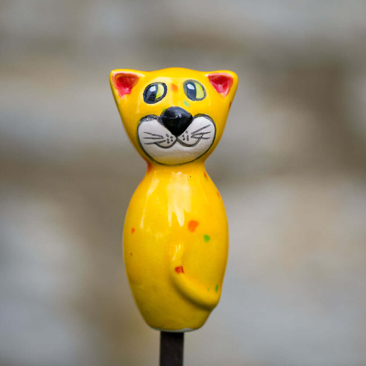 Keramik Katze Mini 7,5 cm in verschiedenen Farben