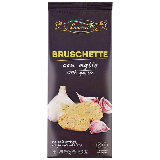 150g Bruschettine con Aglio aus Italien / Brotscheiben mit Knoblauch