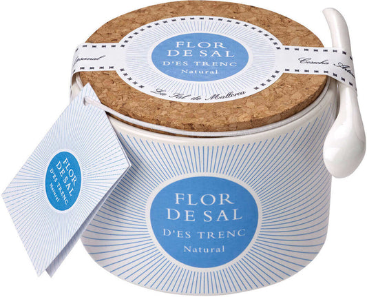 Flor de Sal - Natural Salz aus Mallorca in Keramikdose