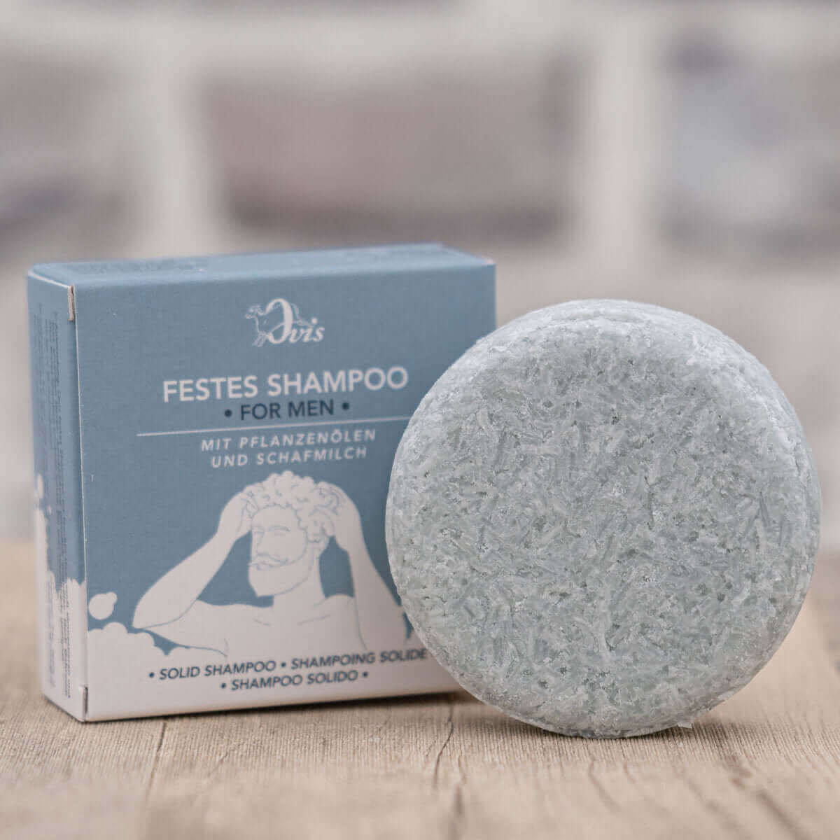 Ovis Schafmilch Festes Shampoo for Men 50g